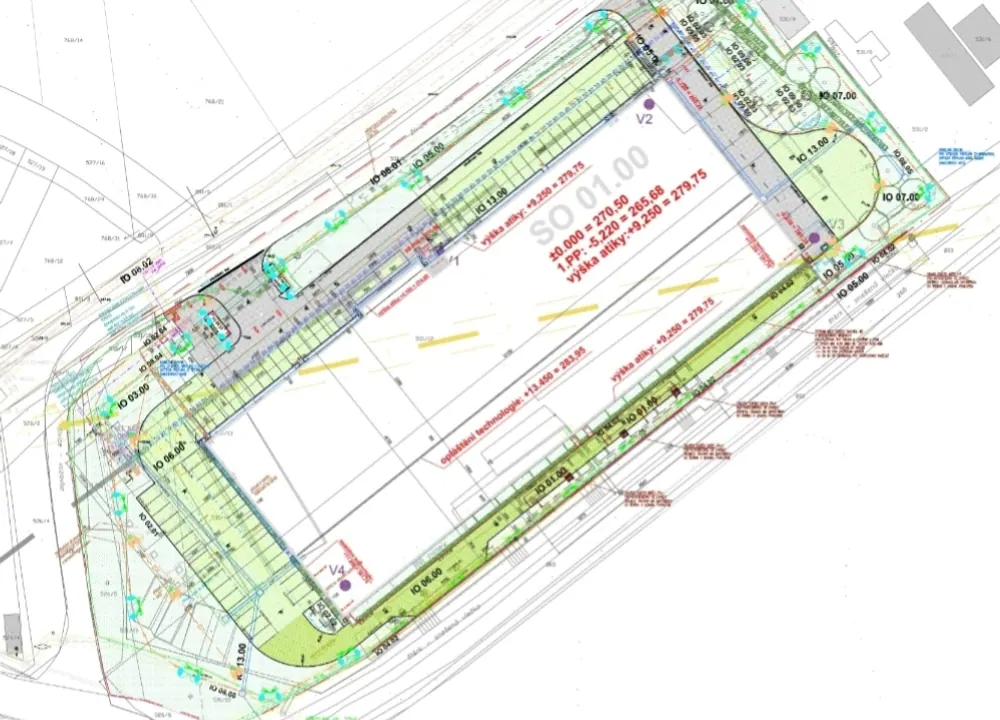 Komerční zóna Praha 18 - Letňany o ploše 14.600m2