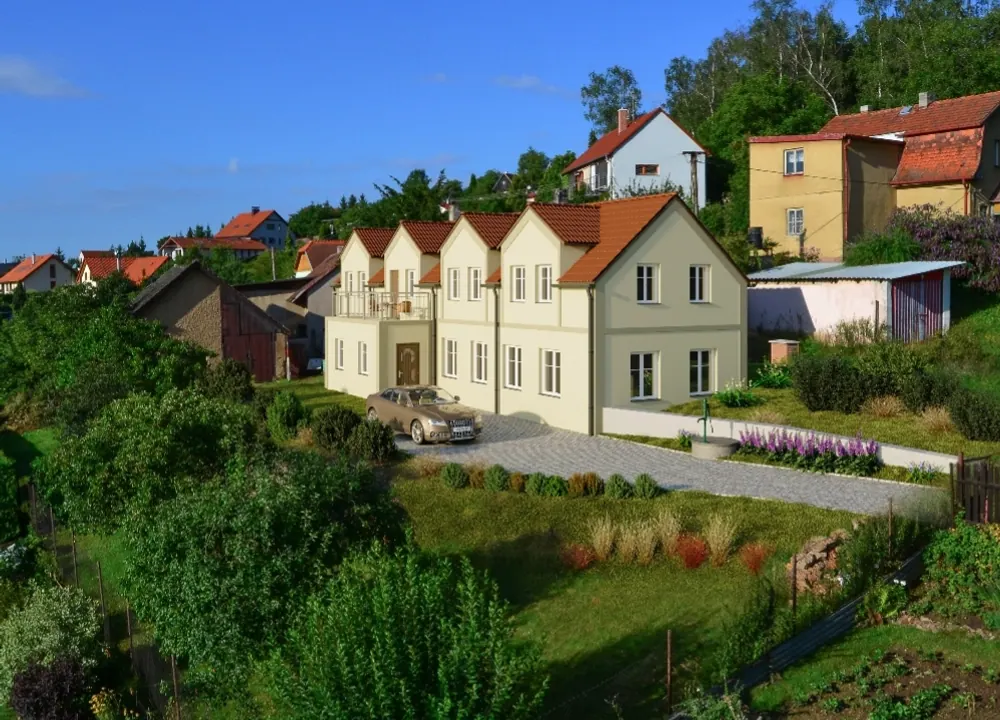Rozestavěný RD 5+1, 180 m2 Ke Kříži, Černolice